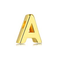 Simple Style Letter Sterling Silver Plating Jewelry Accessories sku image 2