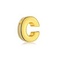Simple Style Letter Sterling Silver Plating Jewelry Accessories sku image 6