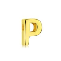 Simple Style Letter Sterling Silver Plating Jewelry Accessories sku image 32