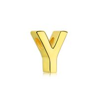 Simple Style Letter Sterling Silver Plating Jewelry Accessories sku image 50