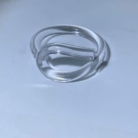 Simple Style Solid Color Arylic Resin Women's Bangle sku image 4
