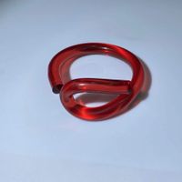 Simple Style Solid Color Arylic Resin Women's Bangle sku image 2