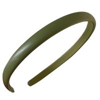 Simple Style Solid Color Leather Hair Band main image 3