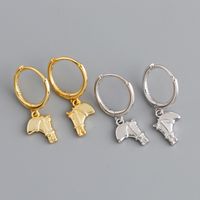 1 Pair Modern Style Simple Style Horse Plating Sterling Silver Drop Earrings main image 1