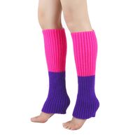 Frau Einfacher Stil Einfarbig Mischen Acryl Jacquard Socken Über Die Knie Socken sku image 24