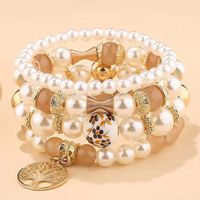 Vacation Starfish Artificial Pearl Alloy Wholesale Bracelets sku image 2