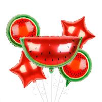 Children's Day Birthday Fruit Pineapple Watermelon Aluminum Film Party Balloon sku image 2