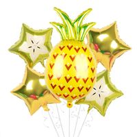 Children's Day Birthday Fruit Pineapple Watermelon Aluminum Film Party Balloon sku image 5