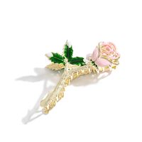 Pastoral Flower Alloy Plating Hair Claws sku image 11