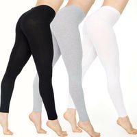 Women's Daily Casual Solid Color Ankle-length Leggings main image 1