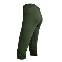 Women's Daily Casual Solid Color Calf-length Pleated Leggings main image 6
