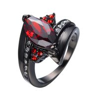 Casual Simple Style Oval Alloy Plating Inlay Rhinestones Couple Rings main image 4