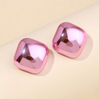 1 Pair Simple Style Round Arylic Ear Studs sku image 23