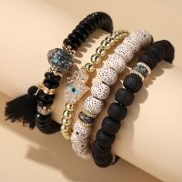 Ethnic Style Eye Alloy Wooden Beads Beaded Women's Bracelets sku image 5