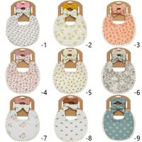 Cute Rainbow Flower Printing Cotton Baby Accessories main image 3