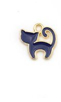 Simple Style Cat Alloy Enamel Jewelry Accessories sku image 9
