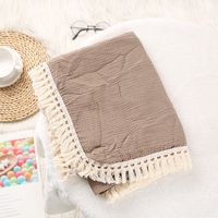 Simple Style Solid Color Printing Cotton Baby Bedding sku image 11
