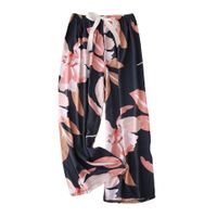 Casual Simple Style Flower Printing Pajama Pants main image 3