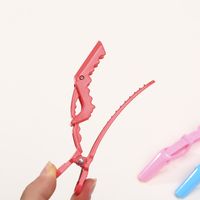 Simple Style Solid Color Plastic Spray Paint Hair Clip main image 4