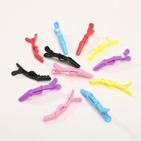 Simple Style Solid Color Plastic Spray Paint Hair Clip main image 1