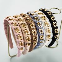 Elegant Simple Style Chains Print Alloy Chain Hair Band main image 1