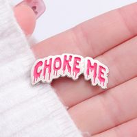 Casual Letter Alloy Stoving Varnish Unisex Brooches main image 4