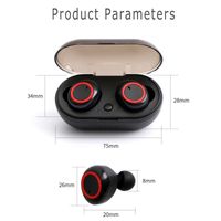 Y50 Bluetooth Headset Y50 Manufacturer Tws2 Sports Outdoor Wireless Headset 5.0 Touch Headset With Charging Warehouse main image 4