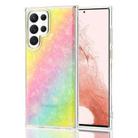 Retro Novelty Marble Rainbow Leopard Pc Tpu  Phone Cases main image 4