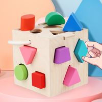Learning Toys Toddler(3-6years) Geometric Wood Toys main image 3
