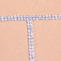 Luxurious Geometric Rhinestone Plating Women's Long Necklace main image 4