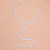 Luxurious Geometric Rhinestone Plating Women's Long Necklace main image 6