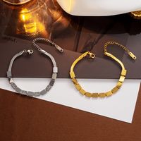 Elegant Simple Style Love Titanium Steel Plating Bracelets Necklace main image 6