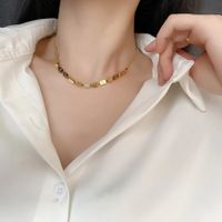 Elegant Einfacher Stil Liebe Titan Stahl Überzug Armbänder Halskette sku image 4