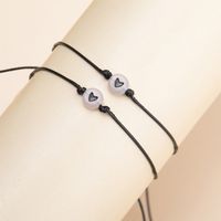 Style Simple Forme De Cœur Arylique Lumineux Coupler Bracelets main image 4