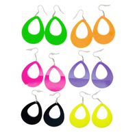 1 Pair Simple Style Water Droplets Arylic Drop Earrings main image 1