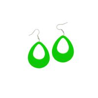 1 Pair Simple Style Water Droplets Arylic Drop Earrings sku image 1