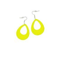 1 Pair Simple Style Water Droplets Arylic Drop Earrings main image 4