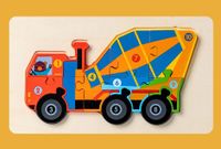 Puzzles Toddler(3-6years) Car Wood Toys sku image 1