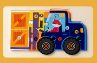 Puzzles Toddler(3-6years) Car Wood Toys sku image 5
