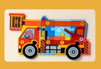 Puzzles Toddler(3-6years) Car Wood Toys sku image 9