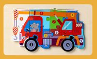 Puzzles Toddler(3-6years) Car Wood Toys sku image 12