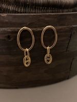 1 Pair Commute Solid Color Plating Sterling Silver Gold Plated Earrings main image 5