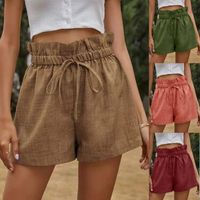 Women's Daily Casual Solid Color Shorts Casual Pants Wide Leg Pants main image 1