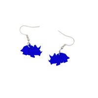 1 Pair Simple Style Solid Color Patchwork Arylic Drop Earrings sku image 6