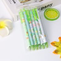 Good-looking Pressing Pen 6 Pcs Ins Cute Student Press Gel Pen Office Stationery Water-based Sign Pen Wholesale sku image 3