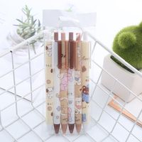 Good-looking Pressing Pen 6 Pcs Ins Cute Student Press Gel Pen Office Stationery Water-based Sign Pen Wholesale sku image 2