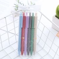 Good-looking Pressing Pen 6 Pcs Ins Cute Student Press Gel Pen Office Stationery Water-based Sign Pen Wholesale sku image 7