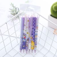 Good-looking Pressing Pen 6 Pcs Ins Cute Student Press Gel Pen Office Stationery Water-based Sign Pen Wholesale sku image 8