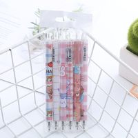 Good-looking Pressing Pen 6 Pcs Ins Cute Student Press Gel Pen Office Stationery Water-based Sign Pen Wholesale sku image 10