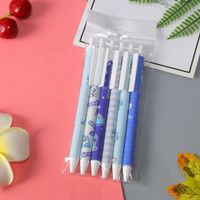 Good-looking Pressing Pen 6 Pcs Ins Cute Student Press Gel Pen Office Stationery Water-based Sign Pen Wholesale sku image 12
